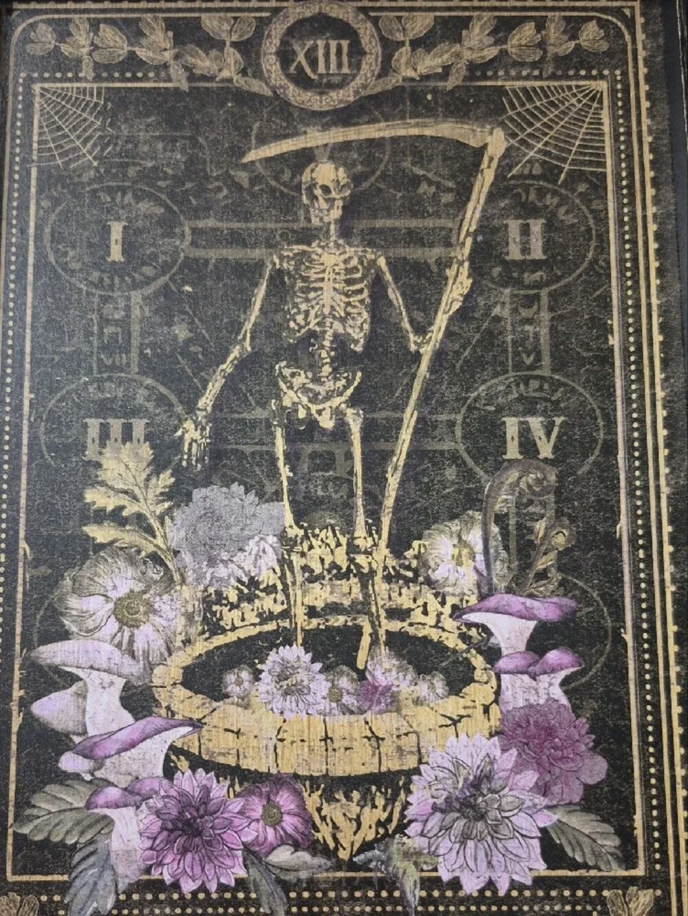 Halloween Grim Reaper Floral Decor